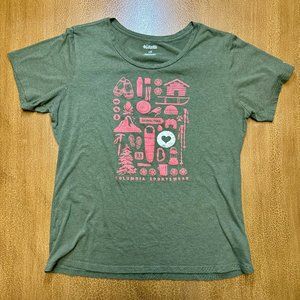 Columbia Sportswear TeeShirt - Size Large - Camping